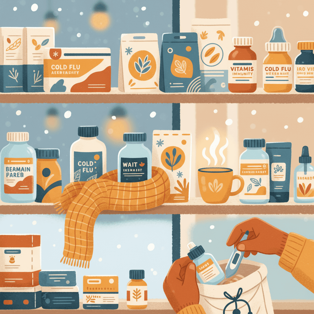 감기·독감 걱정 끝! 약국에서 똑똑하게 준비하는 겨울철 건강 지킴이