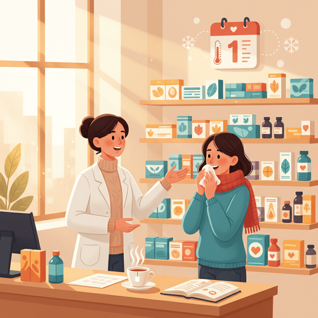 1월, 감기·독감 비상! 약국에서 똑똑하게 증상별 맞춤 해결책 찾기