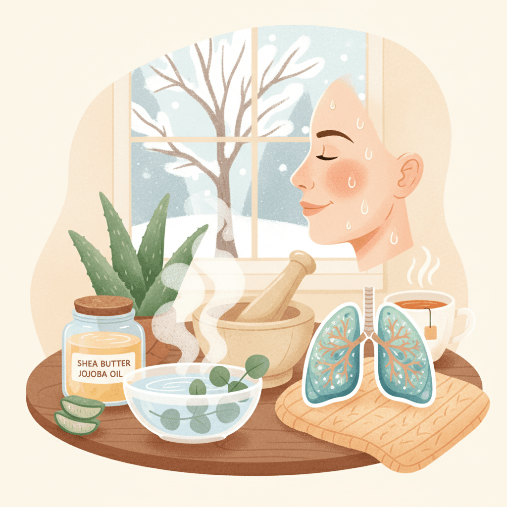 1월, 겨울철 건조함 끝! 약국에서 촉촉 피부 & 건강한 호흡기 되찾기