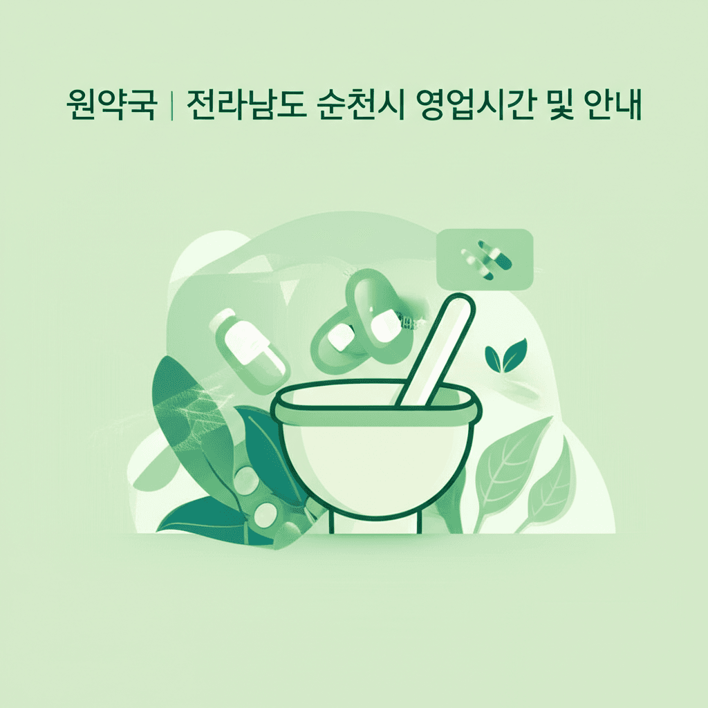 원약국 | 전라남도 순천시 영업시간 및 안내